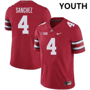 #4 Devin Sanchez OSU Red Youth Jersey High School Football 938540-451
