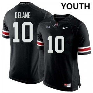 #10 Faheem Delane The Fighting Buckeyes Black Youth Jersey Alumni Football 359956-483