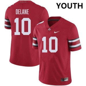 #10 Faheem Delane Ohio State Buckeyes Red Youth Jersey 2025-26 Football 805170-560