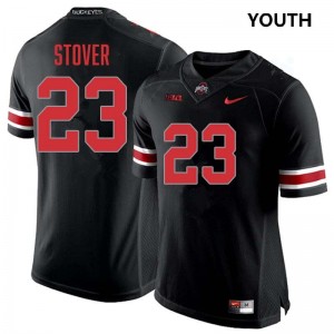 #23 Garrett Stover OSU Blackout Youth Jersey 2025 Football 478078-432