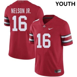 #16 Keenan Nelson Jr. Buckeye Nation Red Youth Jersey Player Football 170425-743