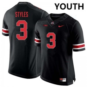 #3 Lorenzo Styles Jr. The Ohio State Blackout Youth Jersey NCAA Football 617918-875
