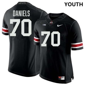 #70 Phillip Daniels OSU Black Youth Jersey Stitched Football 277817-756