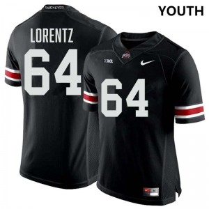 #64 Simon Lorentz The Ohio State Black Youth Jersey Alumni Football 149397-534