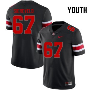#67 Austin Siereveld The Fighting Buckeyes Blackout Youth Jersey Alumni Football 399190-512