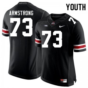 #73 Devontae Armstrong OSU Black Youth Jersey Embroidery Football 914959-298