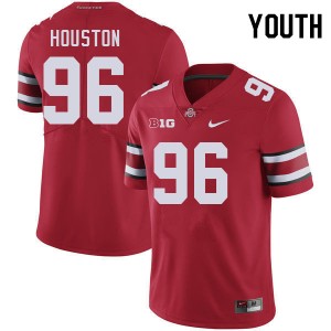 #96 Eddrick Houston OSU Red Youth Jersey Game Football 982818-793
