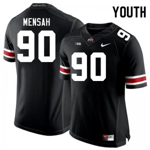 #90 Eric Mensah Ohio State Black Youth Jersey 2025-26 Football 696531-745