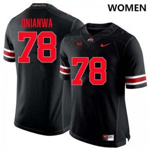 #78 Ethan Onianwa The Ohio State Blackout Youth Jersey NCAA Football 405281-551