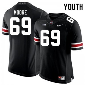 #69 Ian Moore The Ohio State Black Youth Jersey 2025-26 Football 618254-242