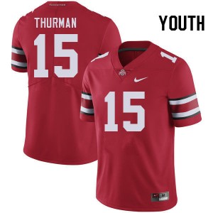 #15 Jelani Thurman OSU Red Youth Jersey Limited Football 901108-603