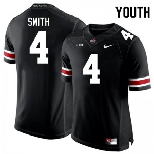 #4 Jeremiah Smith Ohio State Buckeyes Black Youth Jersey Alumni Football 961513-201