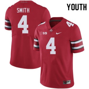 #4 Jeremiah Smith Ohio State Red Youth Jersey University Football 343260-195