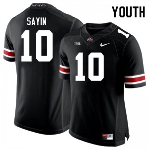 #10 Julian Sayin OSU Black Youth Jersey Alumni Football 448466-722