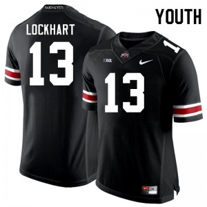 #13 Miles Lockhart Ohio State Black Youth Jersey High School Football 335323-279