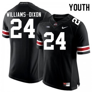 #24 Sam Williams-Dixon Ohio State Black Youth Jersey Player Football 177621-305