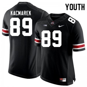 #89 Will Kacmarek Ohio State Black Youth Jersey 2025-26 Football 460218-878