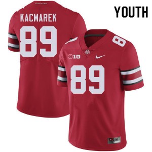 #89 Will Kacmarek OSU Buckeyes Red Youth Jersey University Football 293156-773