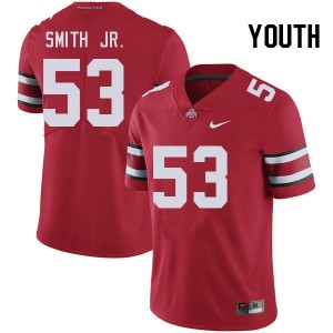 #53 Will Smith Jr. Ohio State Red Youth Jersey Player Football 846943-892