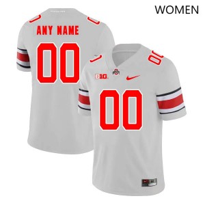 #00 Custom The Ohio State Gary Women Jersey 2025-26 Football 302096-433